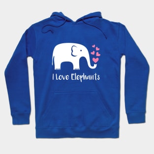 I love elephants Hoodie